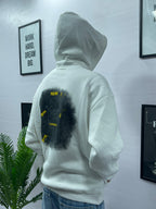 White Yes/No Hoodie