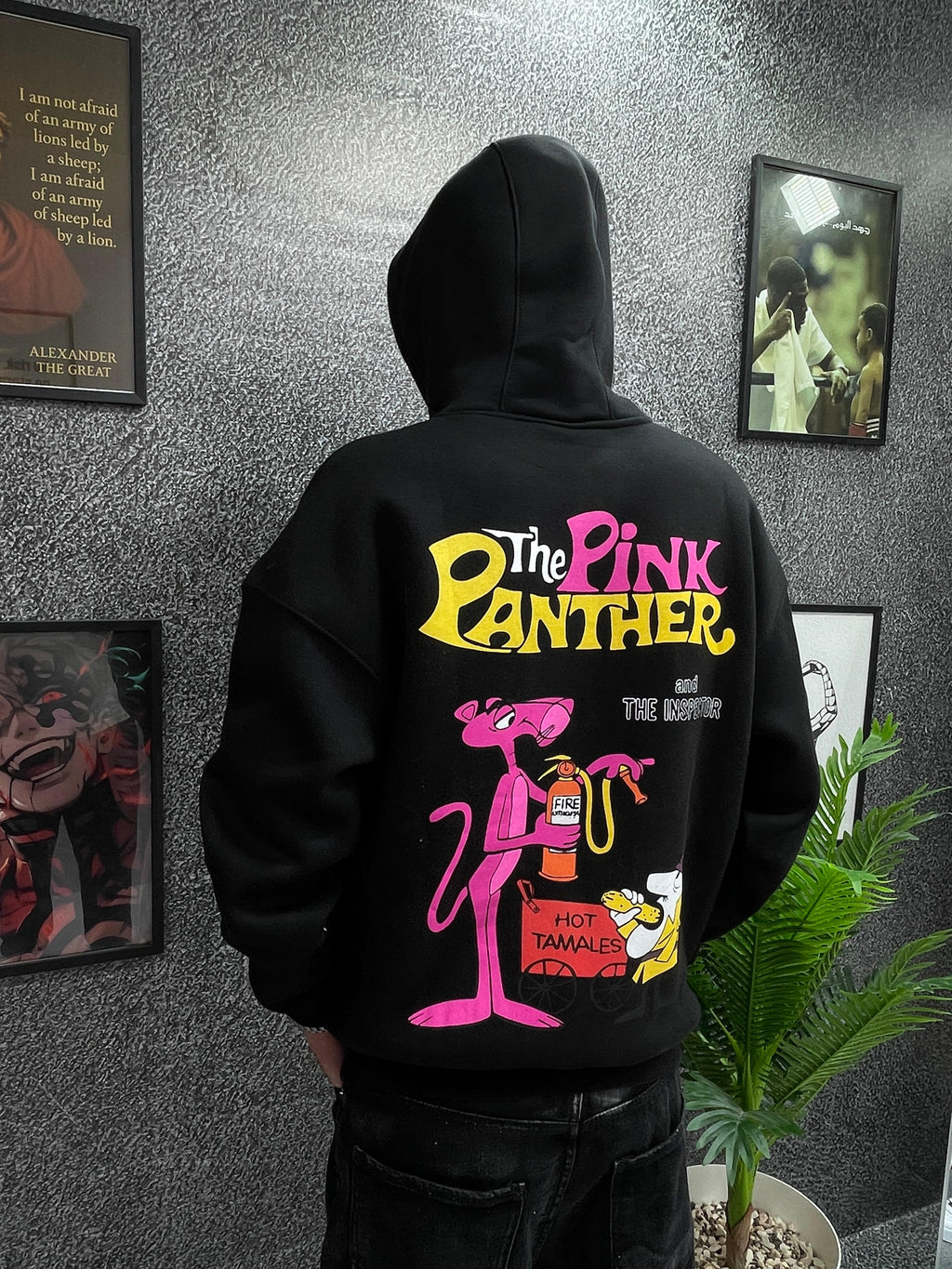 The Pink Panther Black hoodie