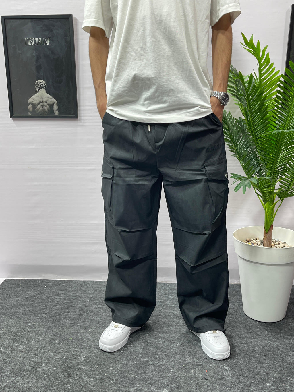 Cargo Pants Late Black