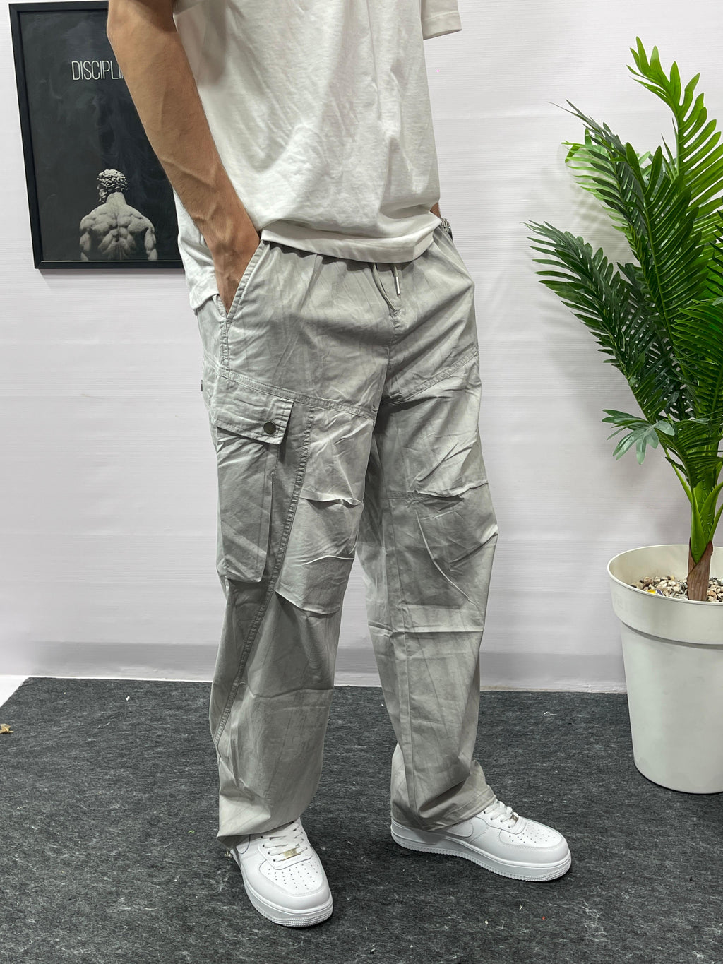 Cargo Pants White
