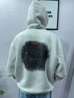 Gray Yes/No Hoodie