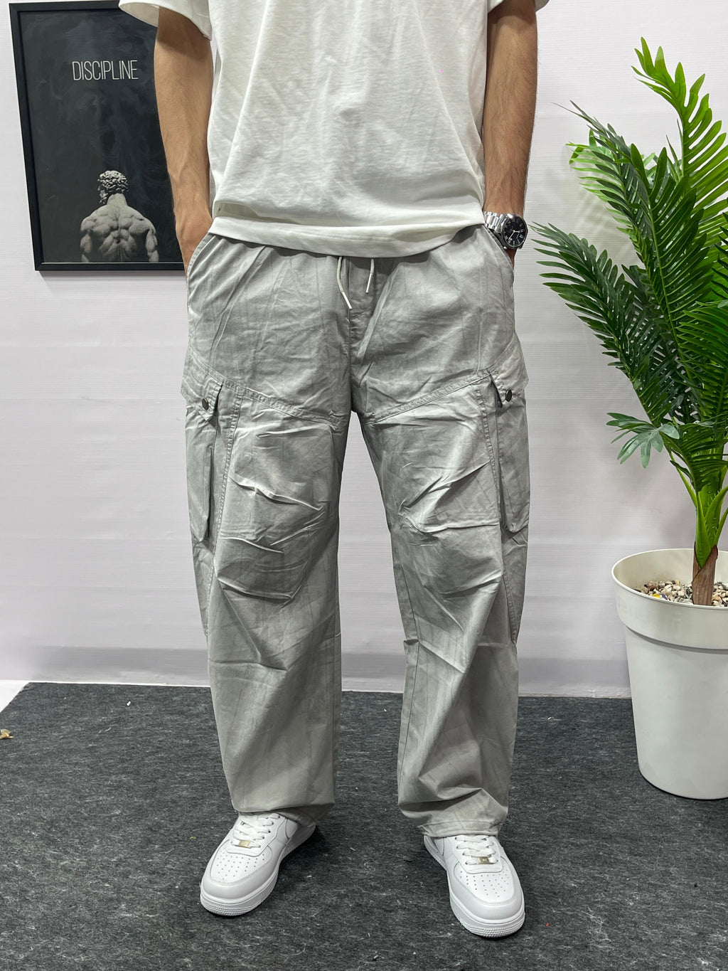 Cargo Pants White