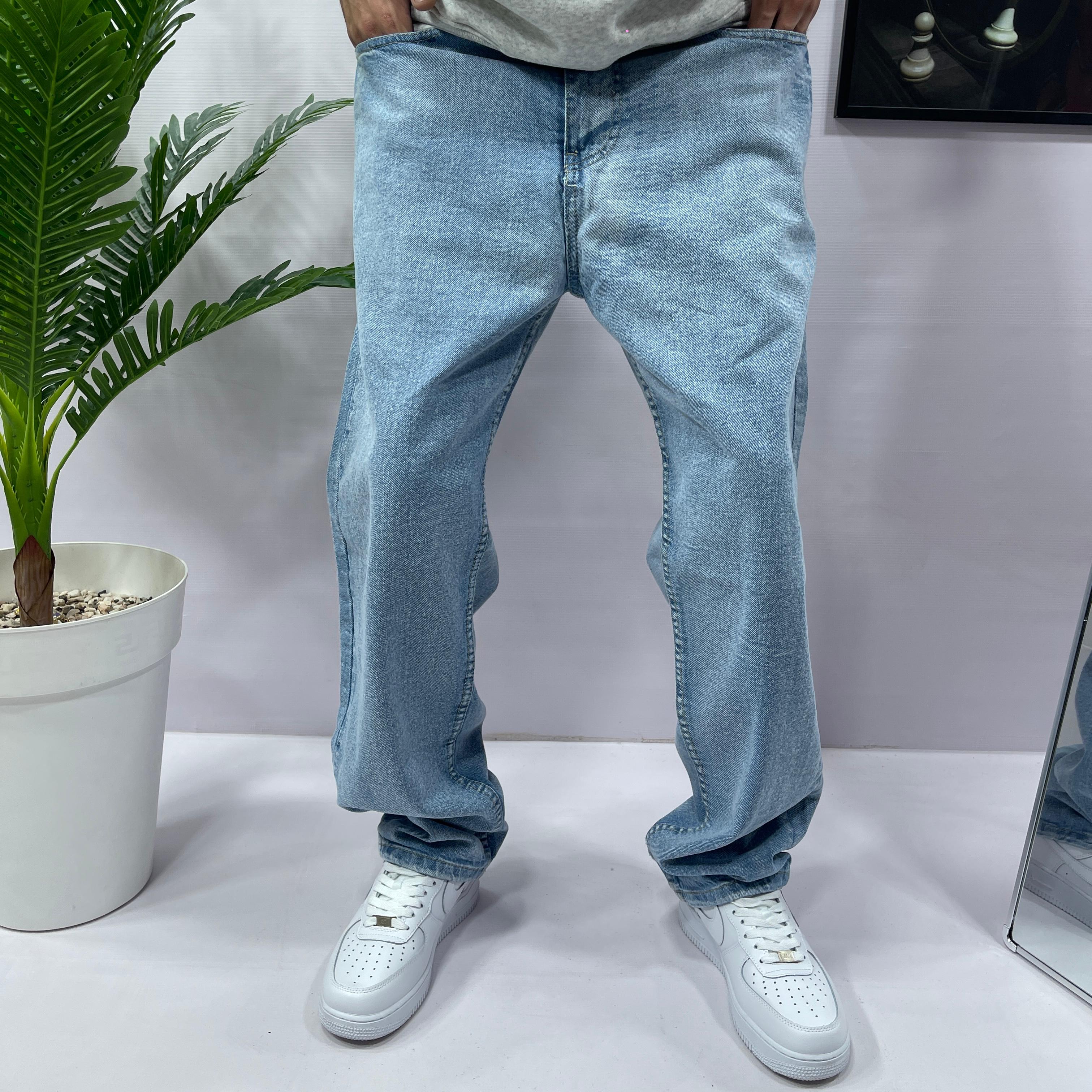 Blue Baggy Pants