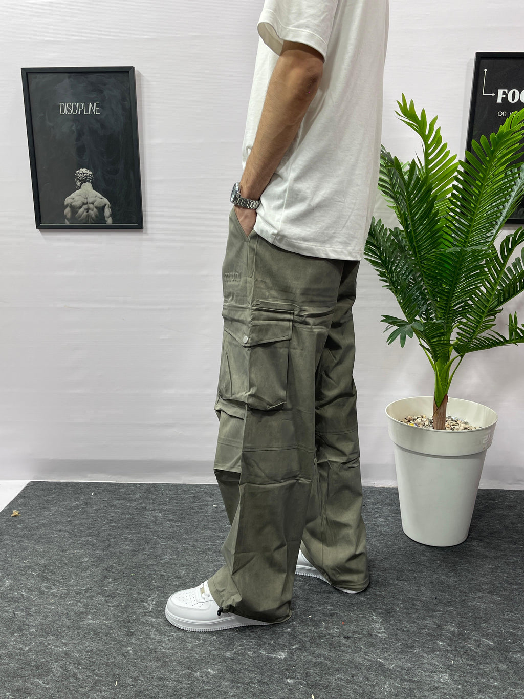 Cargo Pants Green Army