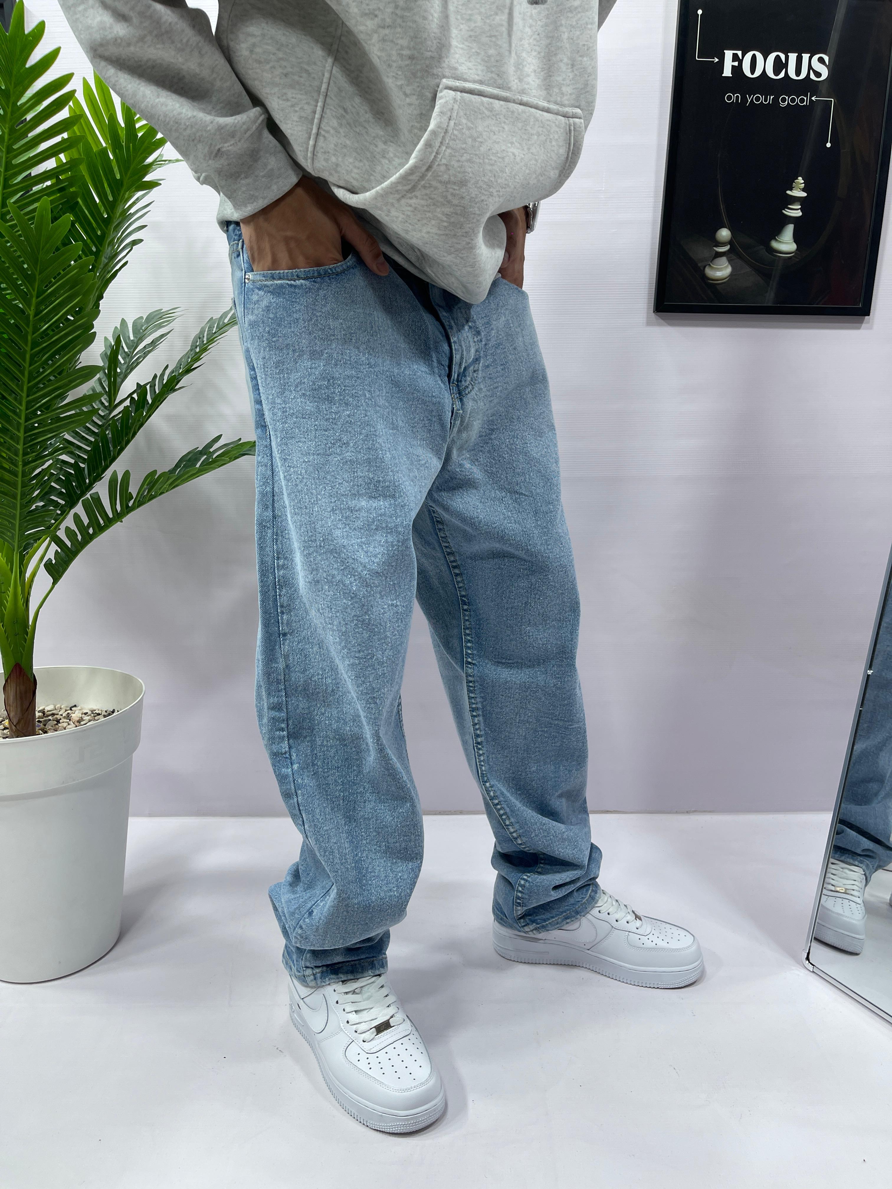 Blue Baggy Pants