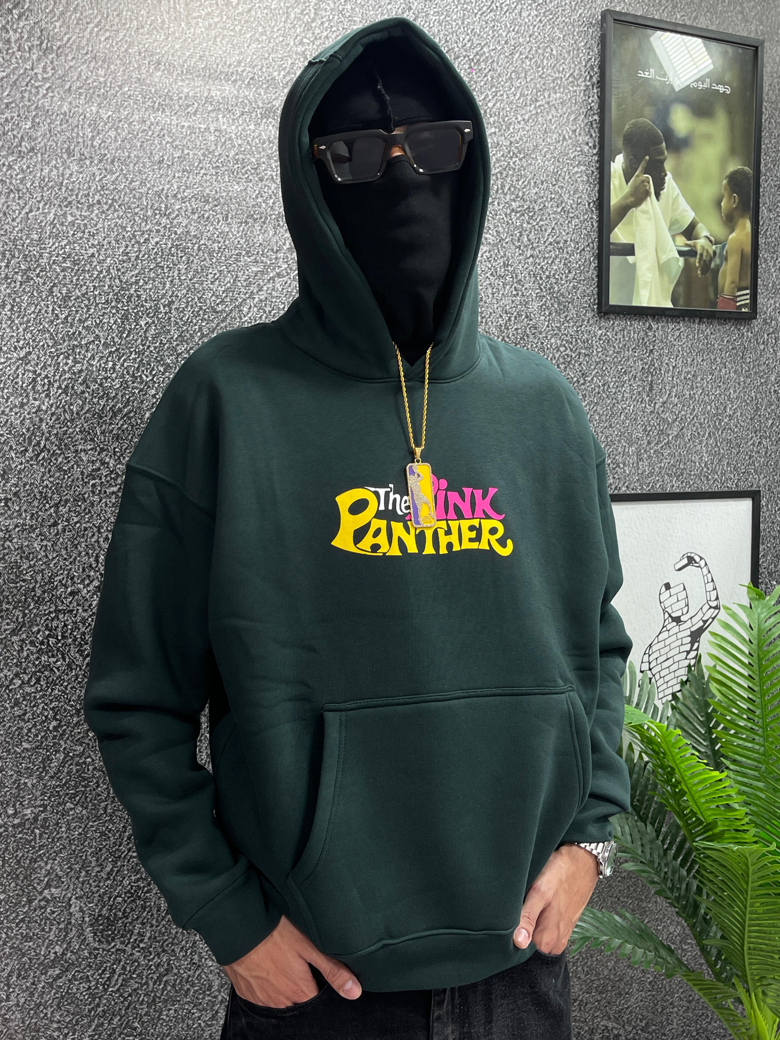 The Pink Panther Green hoodie