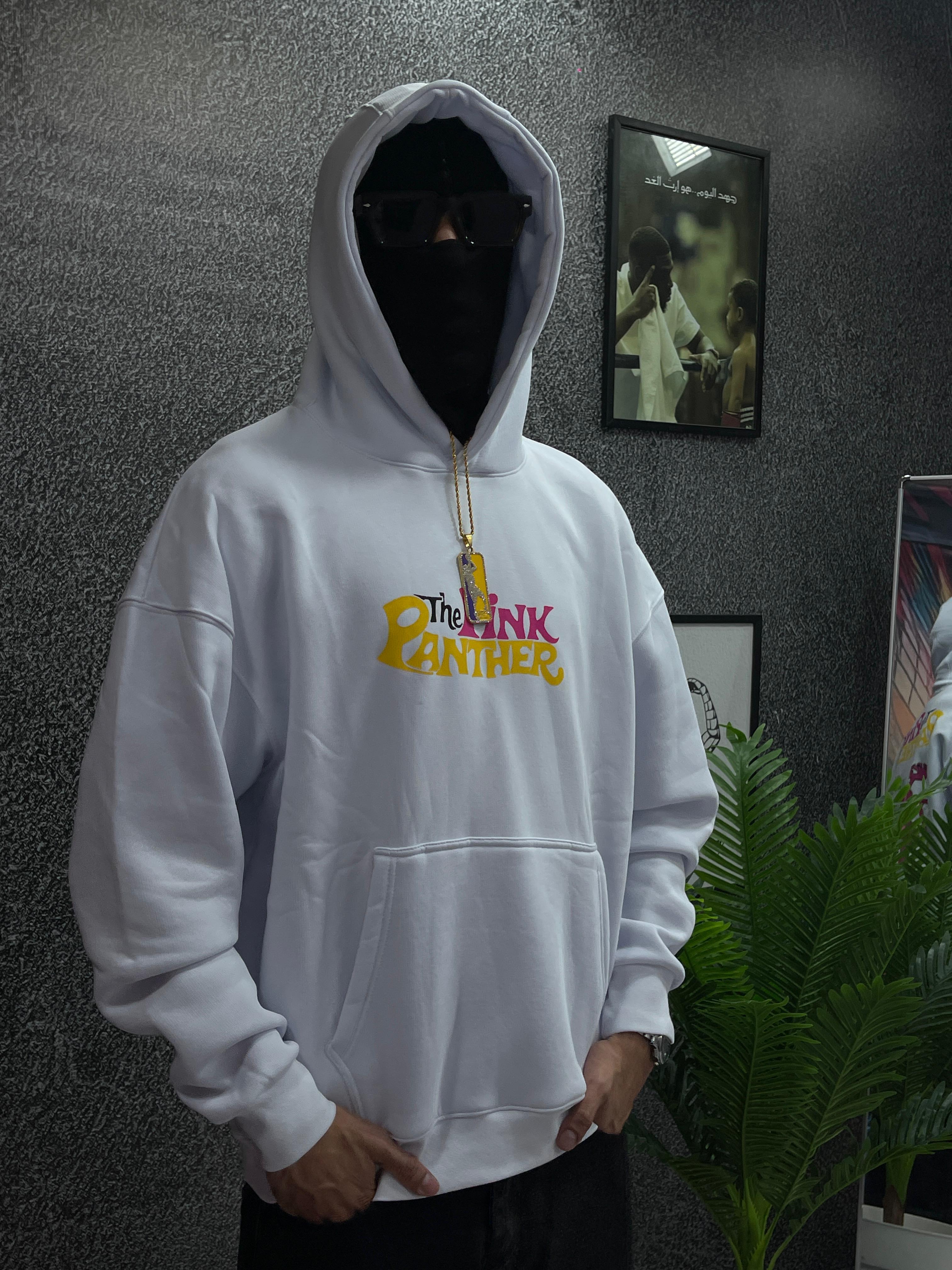 The Pink Panther White hoodie